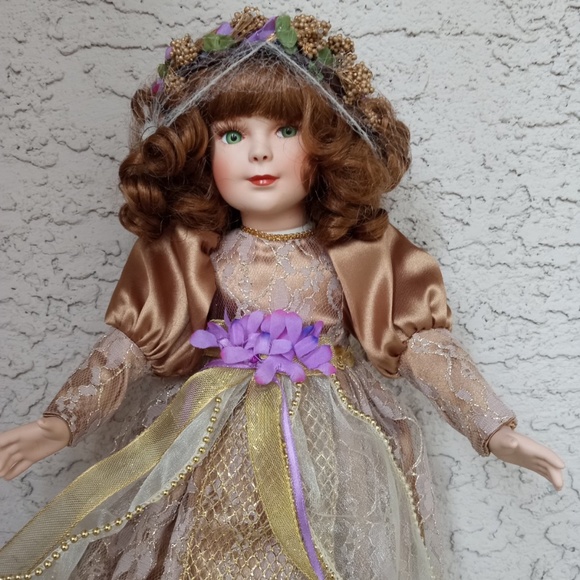 Angel of HOPE Porcelain Doll Patrica Rose Paradise Galleries w Box Christmas - Picture 12 of 13